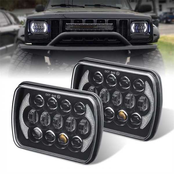 (Pair) 5''x7'' 6''x7'' High Low Beam Led Headlight...