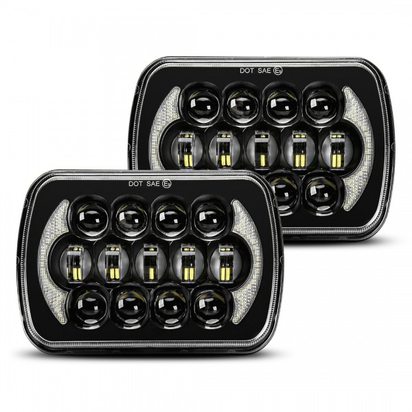 (Pair) 5''x7'' 6''x7'' High Low Beam Led Headlight...